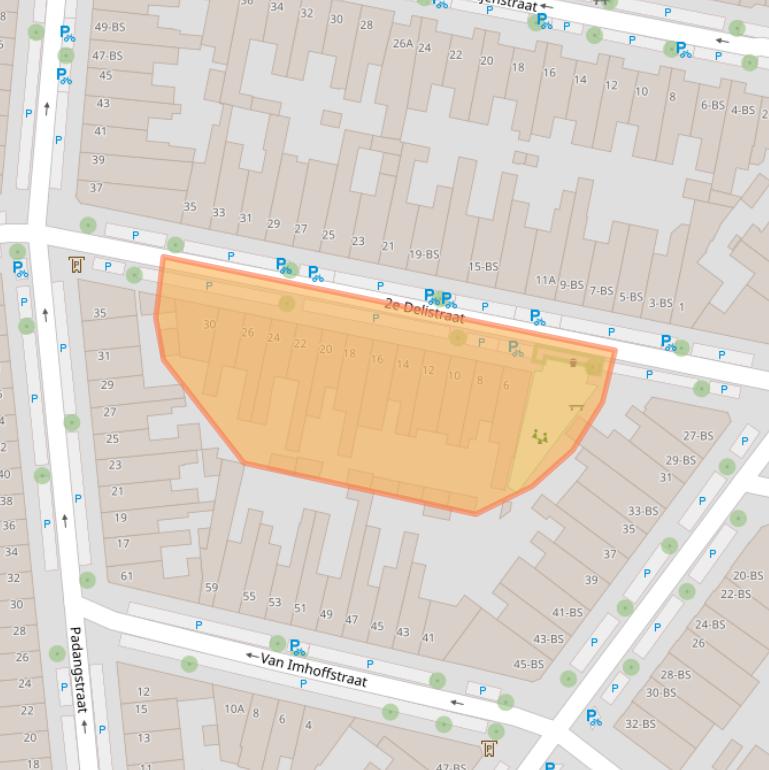 Kaart van postcodegebied 3531SZ.