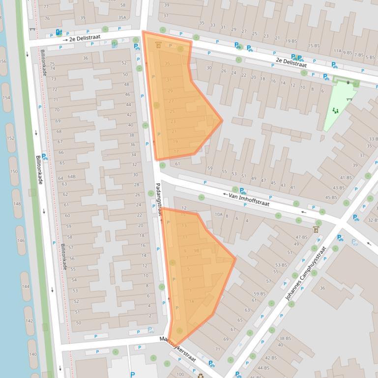 Kaart van postcodegebied 3531TA.