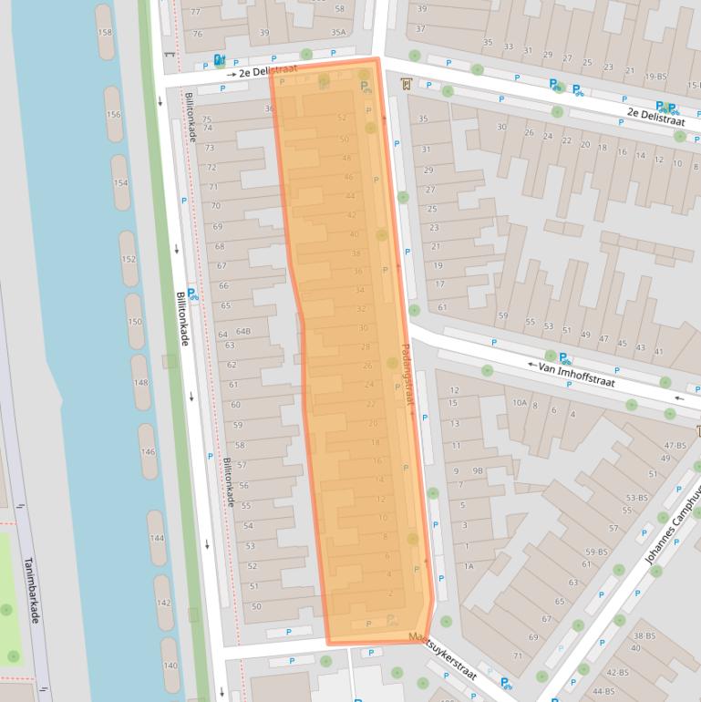 Kaart van postcodegebied 3531TC.