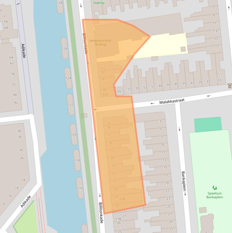 Kaart van postcodegebied 3531TH.