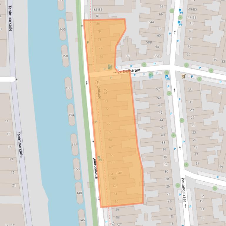 Kaart van postcodegebied 3531TK.