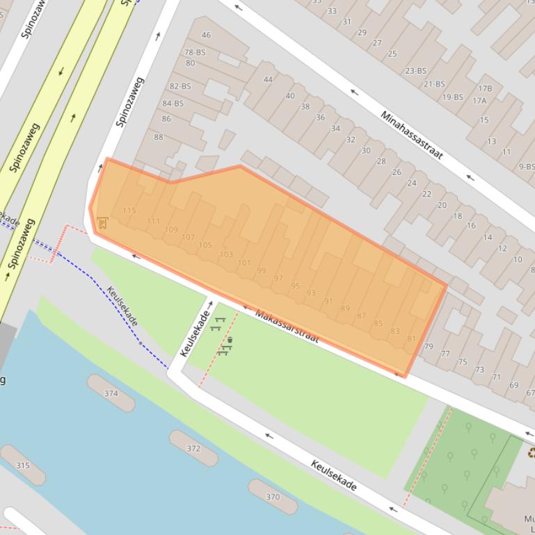 Kaart van postcodegebied 3531VM.