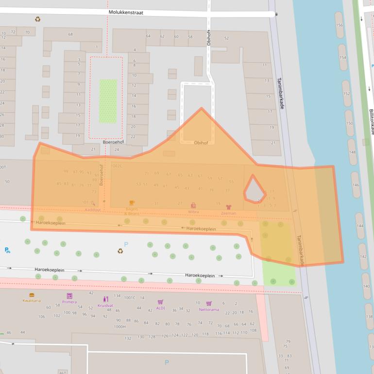 Kaart van postcodegebied 3531WK.