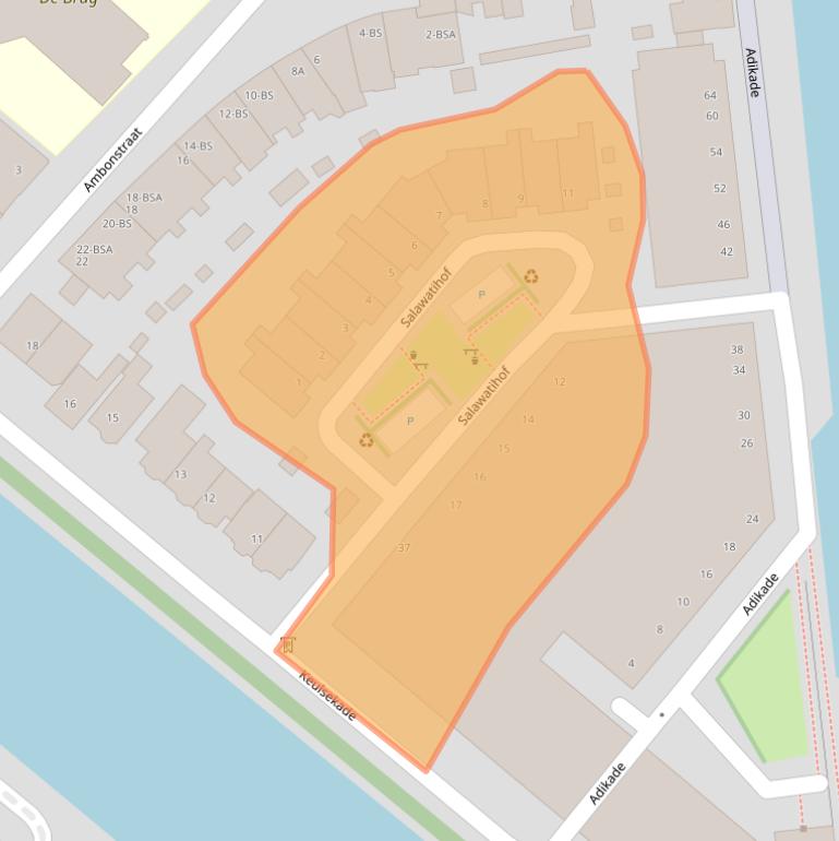 Kaart van postcodegebied 3531WT.