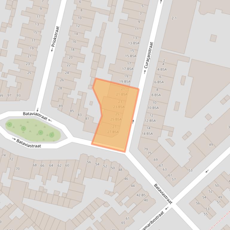 Kaart van postcodegebied 3531XK.