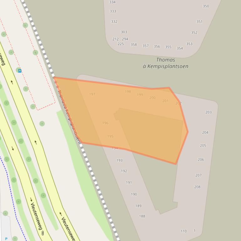 Kaart van postcodegebied 3532AH.