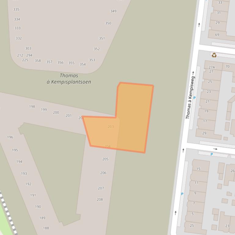 Kaart van postcodegebied 3532CD.