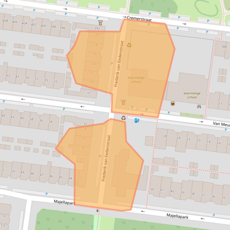 Kaart van postcodegebied 3532CL.