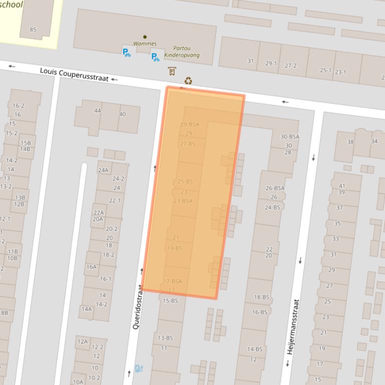 Kaart van postcodegebied 3532EB.