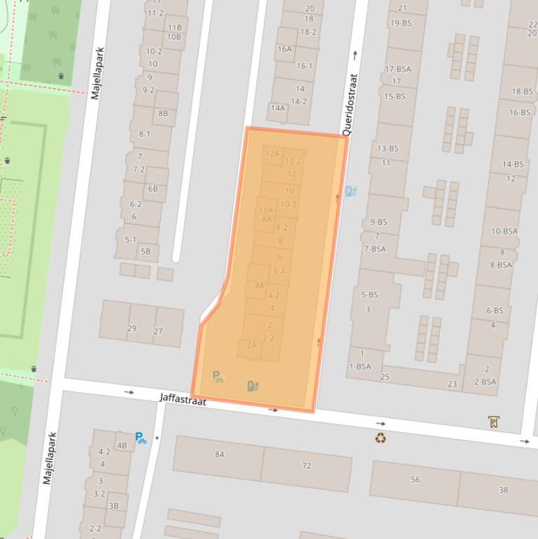 Kaart van postcodegebied 3532EC.