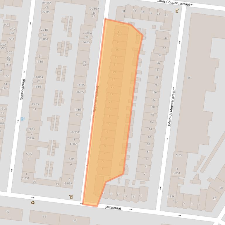 Kaart van postcodegebied 3532EE.