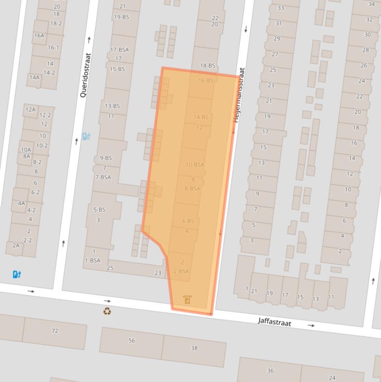 Kaart van postcodegebied 3532EG.
