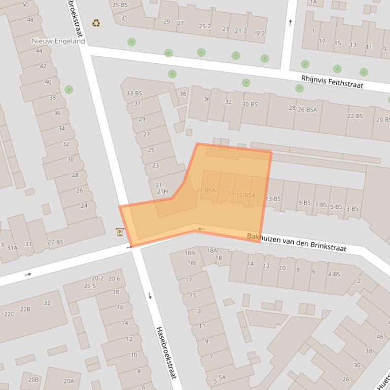 Kaart van postcodegebied 3532GB.