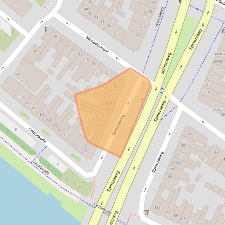 Kaart van postcodegebied 3532SE.