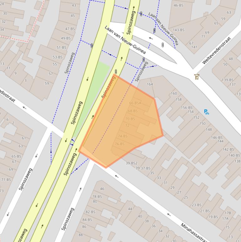 Kaart van postcodegebied 3532SH.