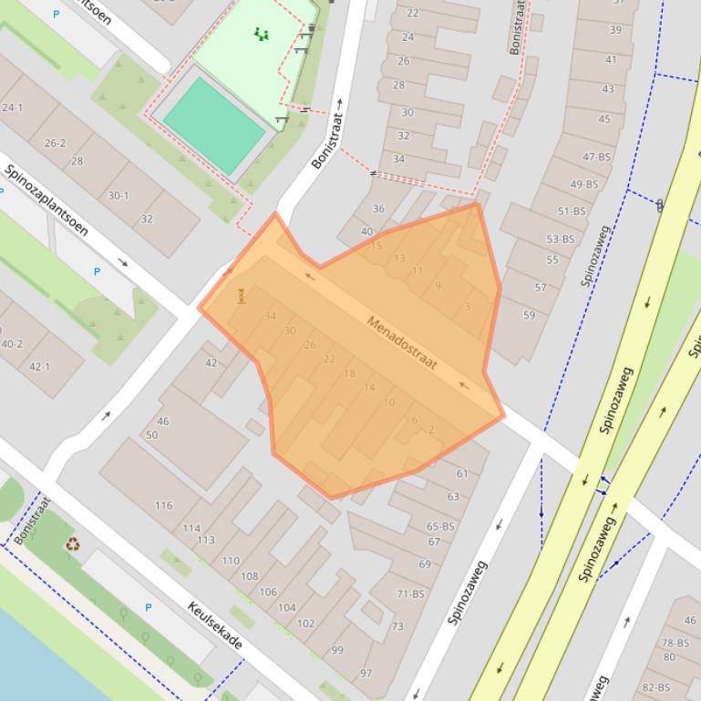 Kaart van postcodegebied 3532SM.