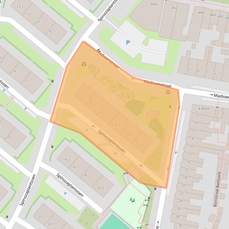 Kaart van postcodegebied 3532ST.