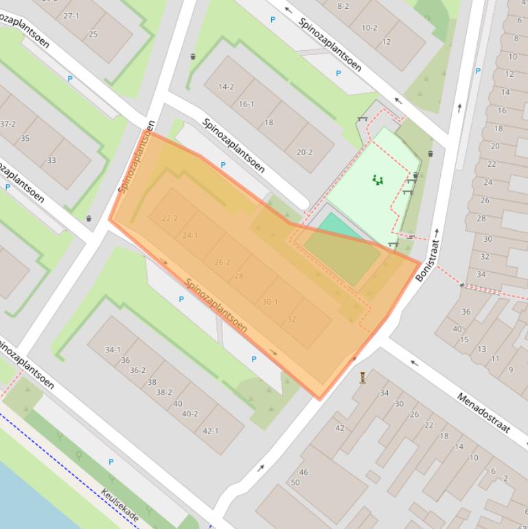 Kaart van postcodegebied 3532SW.