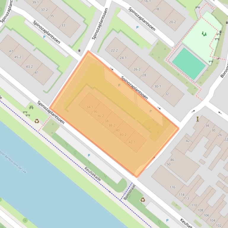 Kaart van postcodegebied 3532SX.