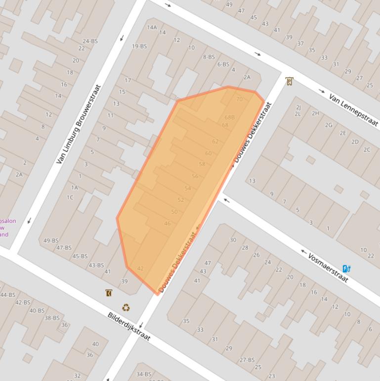Kaart van postcodegebied 3532XC.