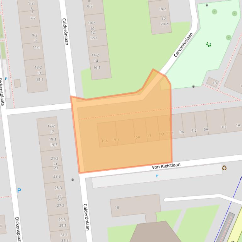 Kaart van postcodegebied 3533BB.