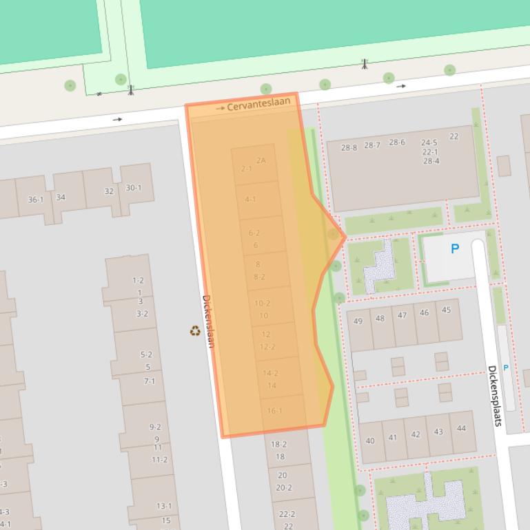 Kaart van postcodegebied 3533BV.