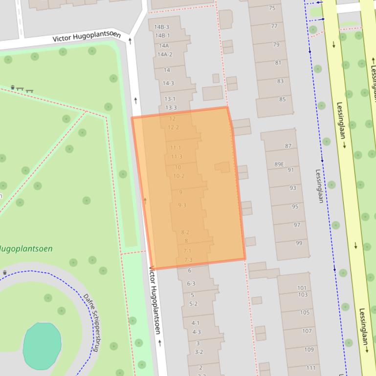 Kaart van postcodegebied 3533CE.