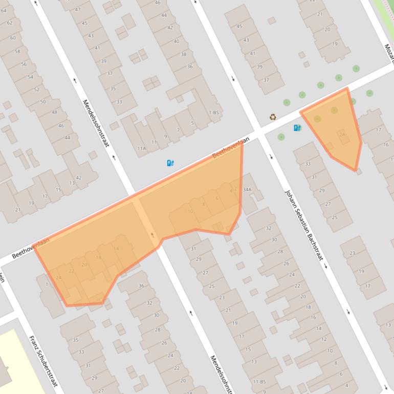 Kaart van postcodegebied 3533ET.