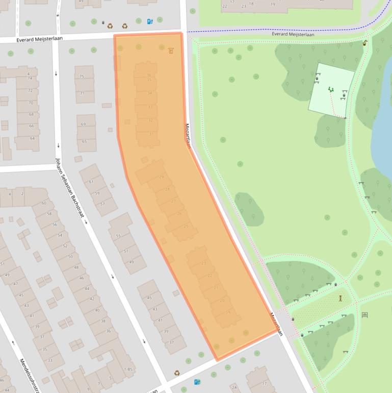 Kaart van postcodegebied 3533GB.