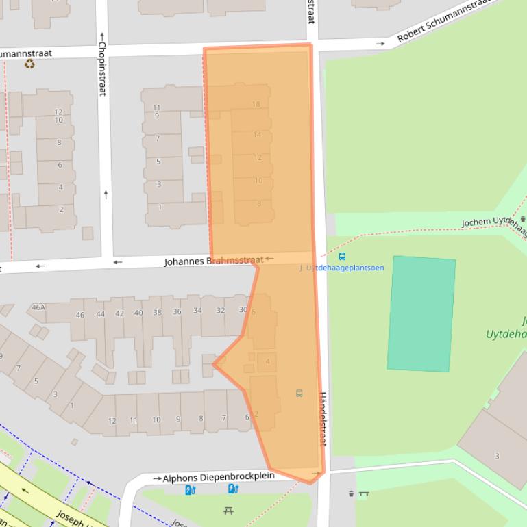 Kaart van postcodegebied 3533GK.