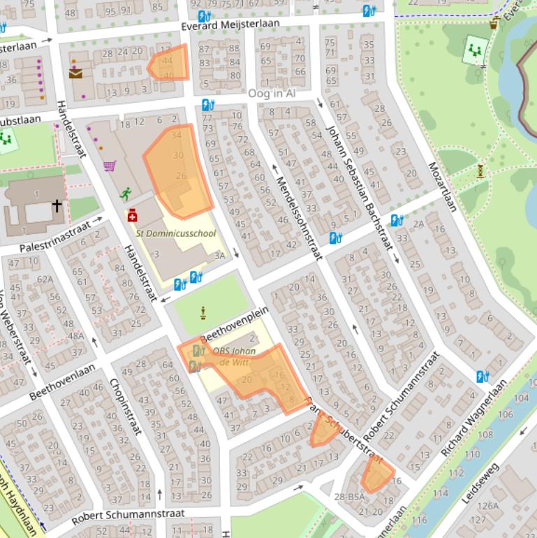 Kaart van postcodegebied 3533GW.