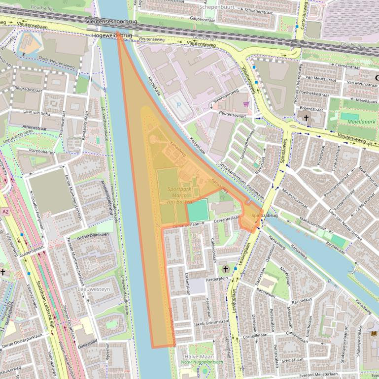 Kaart van postcodegebied 3533HL.