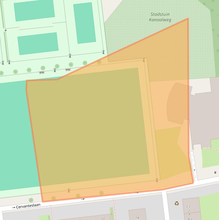 Kaart van postcodegebied 3533HT.