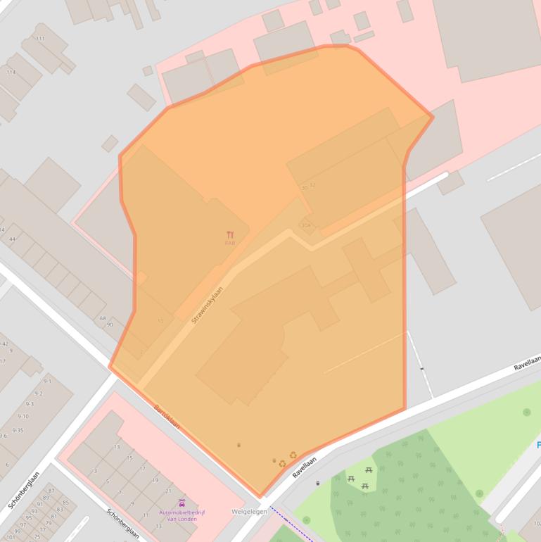 Kaart van postcodegebied 3533JB.