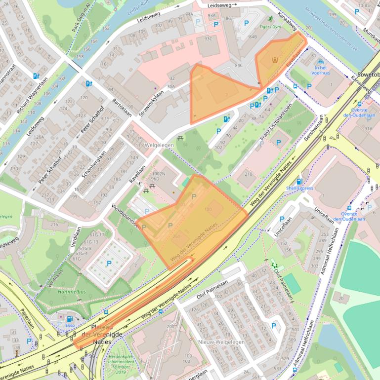 Kaart van postcodegebied 3533JE.