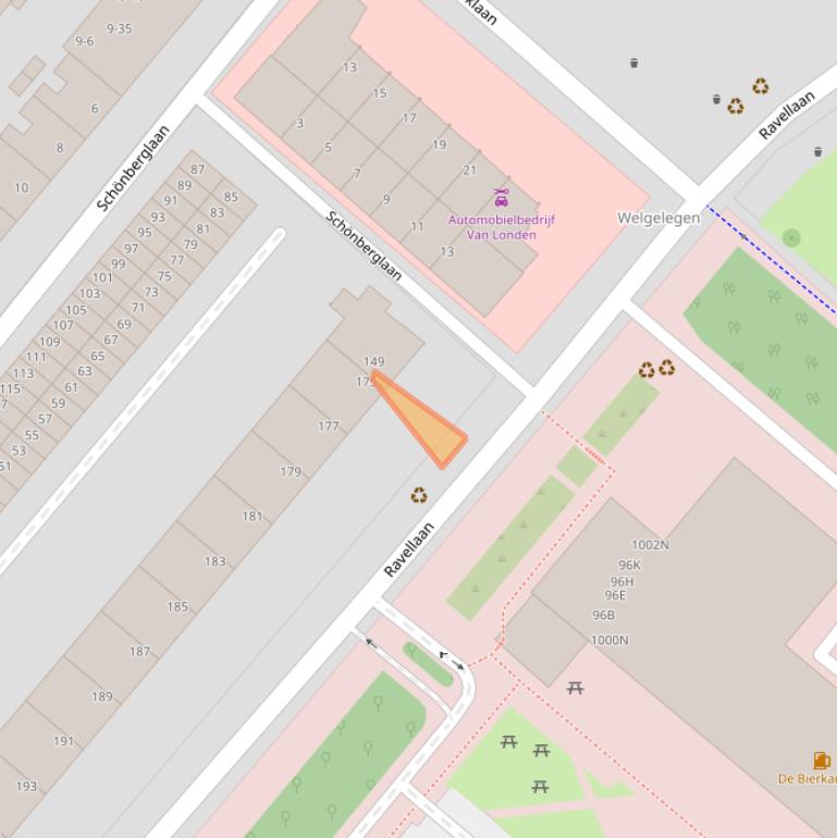 Kaart van postcodegebied 3533JK.