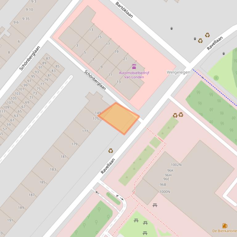 Kaart van postcodegebied 3533JL.