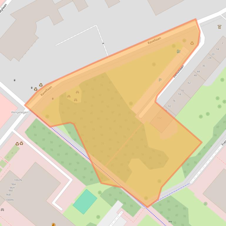 Kaart van postcodegebied 3533JV.