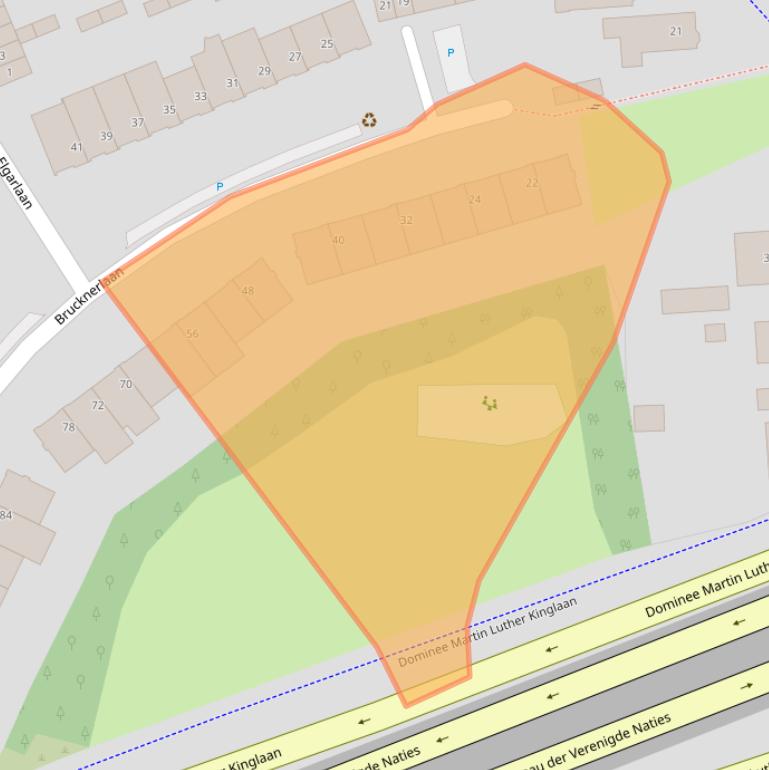 Kaart van postcodegebied 3533KE.