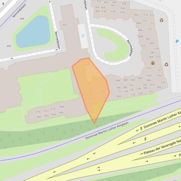 Kaart van postcodegebied 3533KJ.