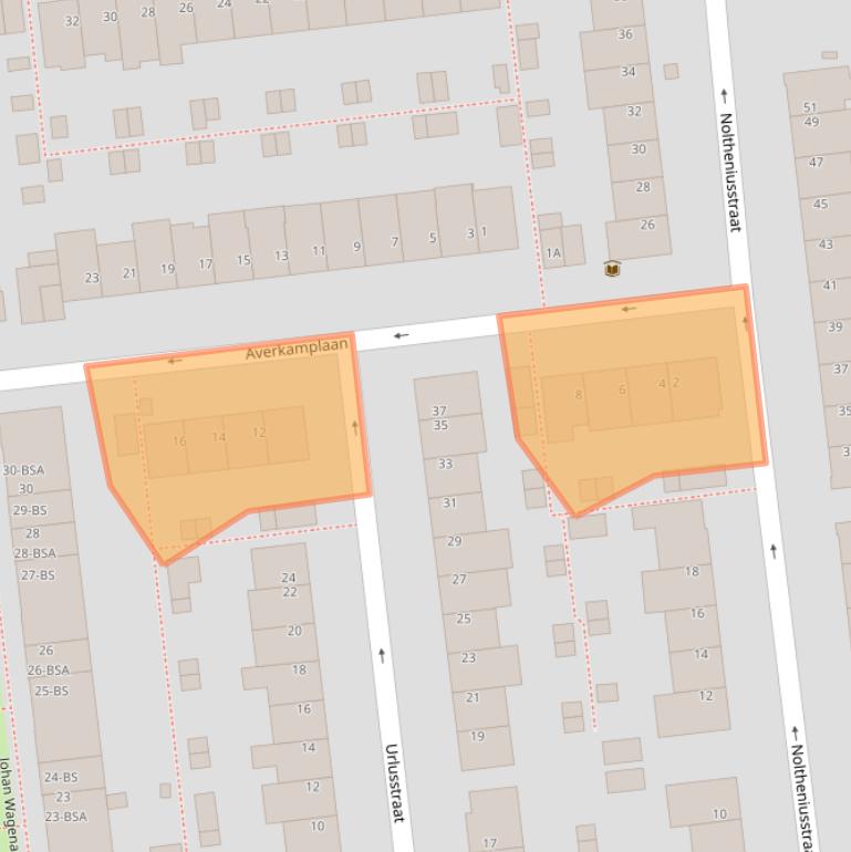 Kaart van postcodegebied 3533SL.