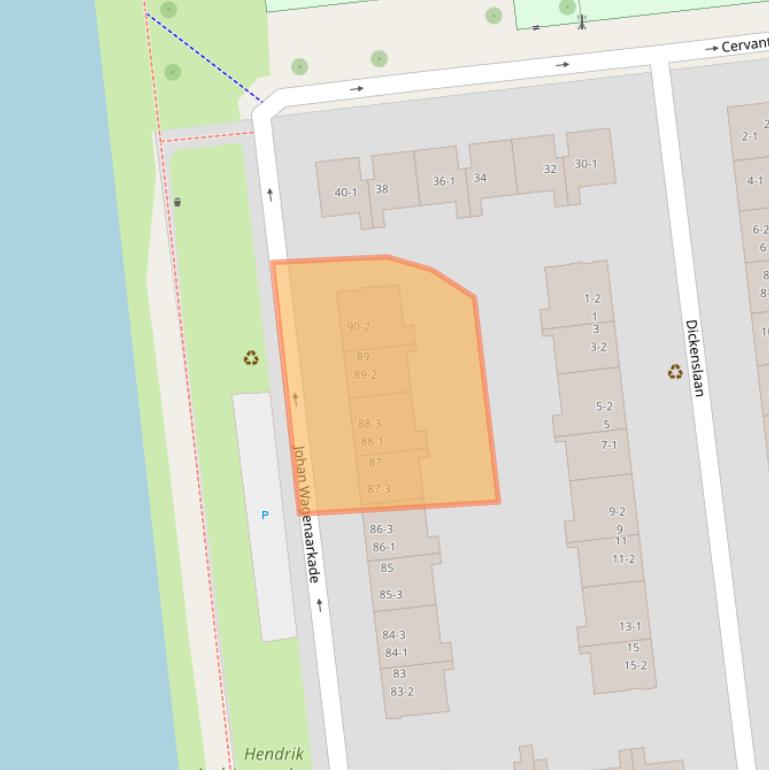 Kaart van postcodegebied 3533TN.