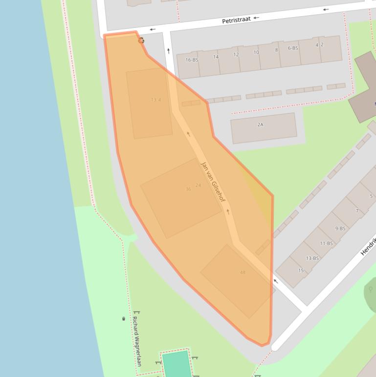 Kaart van postcodegebied 3533TP.