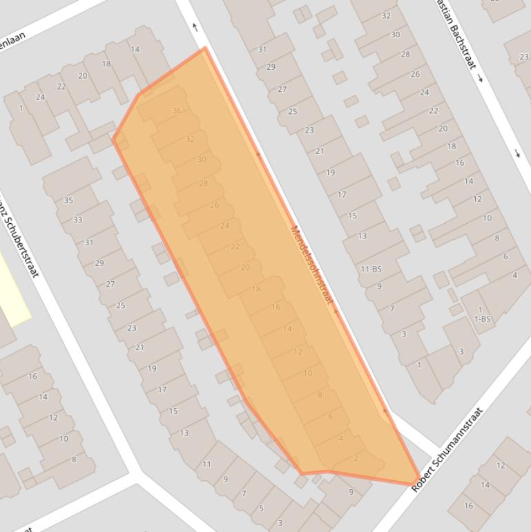 Kaart van postcodegebied 3533XH.