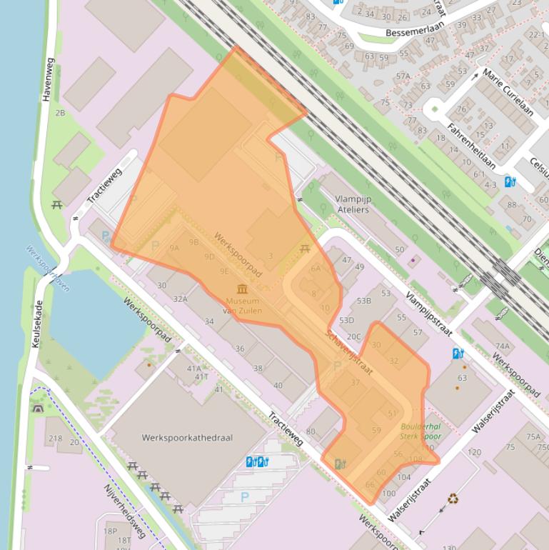 Kaart van postcodegebied 3534AS.