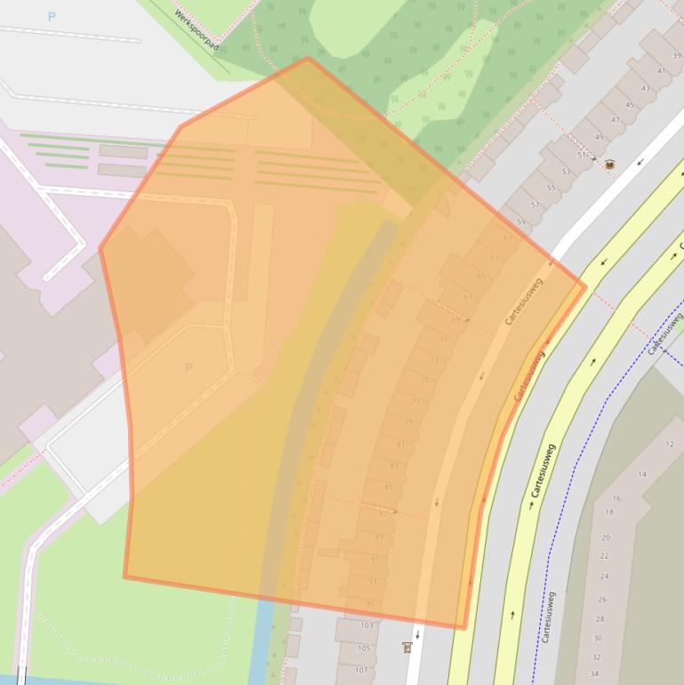Kaart van postcodegebied 3534BB.