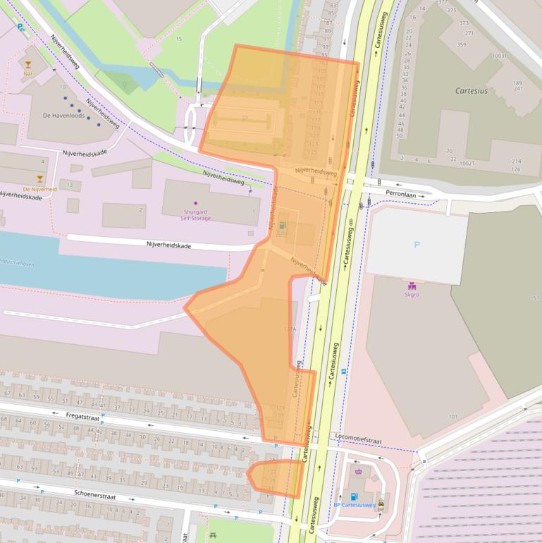 Kaart van postcodegebied 3534BC.