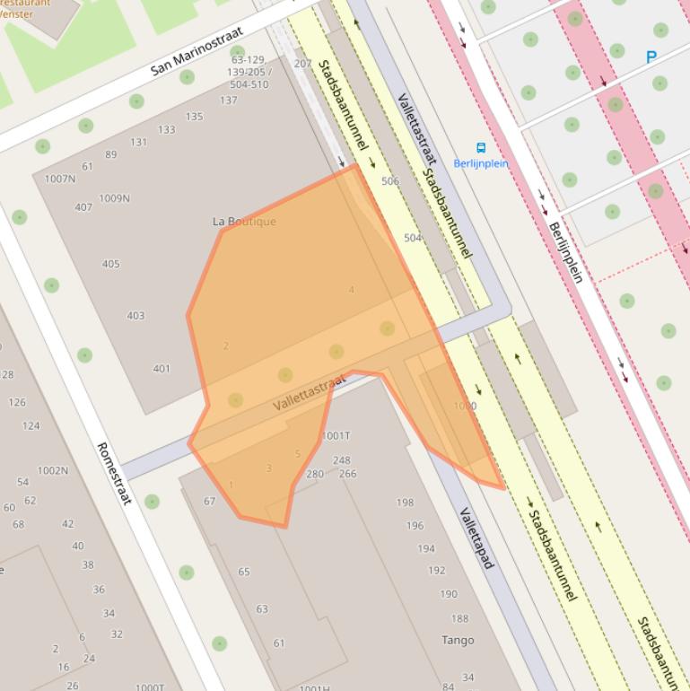 Kaart van postcodegebied 3541DW.