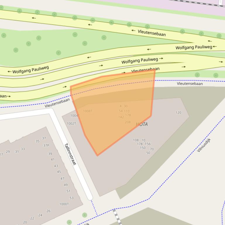 Kaart van postcodegebied 3541EC.