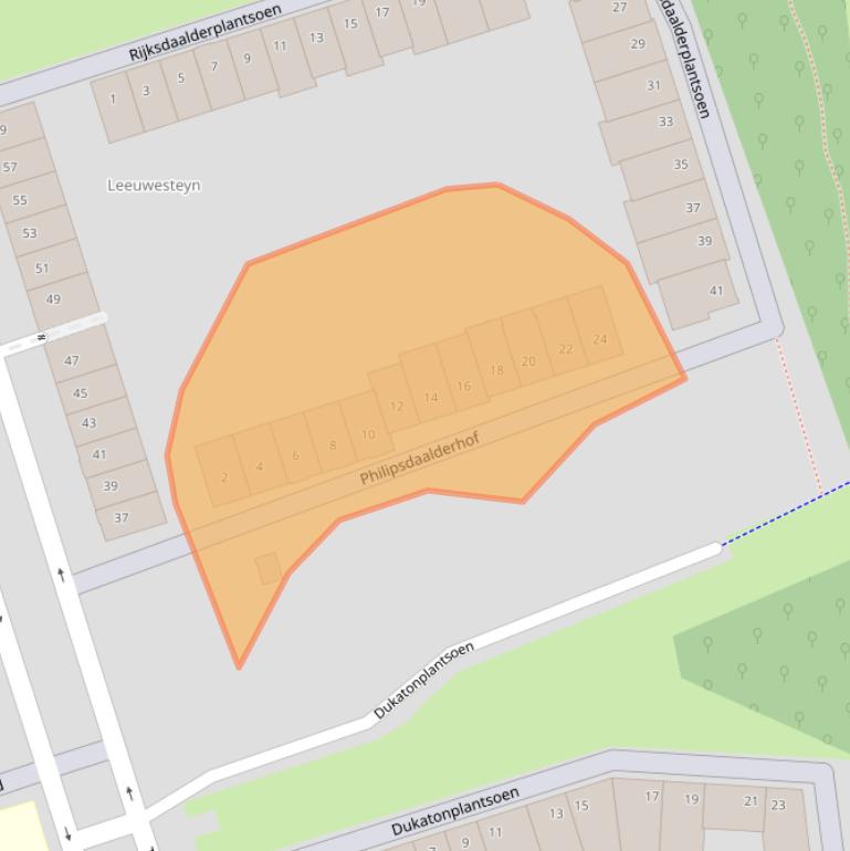 Kaart van postcodegebied 3541GZ.